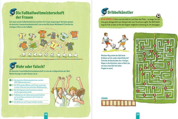 Immagine prodotto Das grosse Fussball-Rätselbuch (Tedesco, Cordula Spina, Christiane Hahn, 2024)