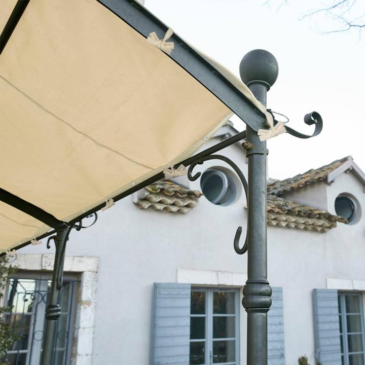 Image du produit Loberon Pergola Yarl noir/beige (3.60 m)
