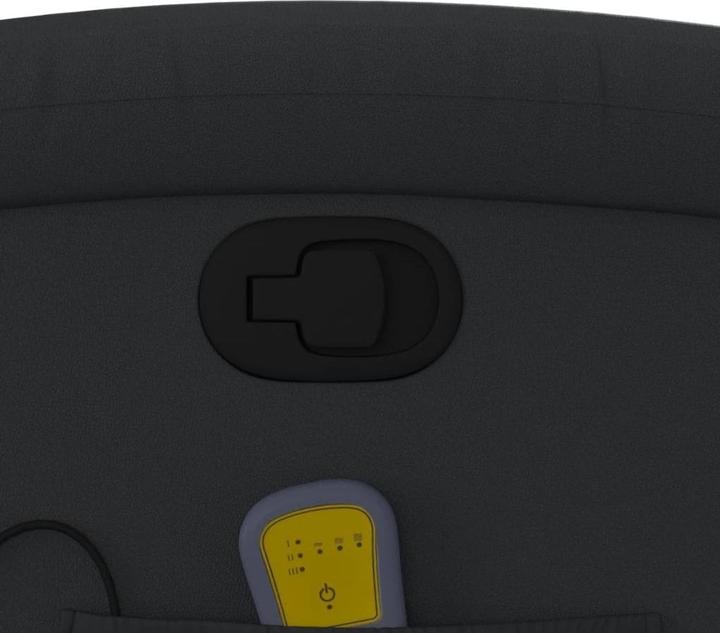 Immagine prodotto VidaXL Sedia da massaggio in vera pelle nera,Colore: Nero,Materiale