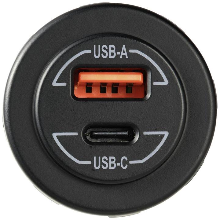Produktbild Voltcraft Power-Delivery USB-Einbausteckdose Kfz 60W