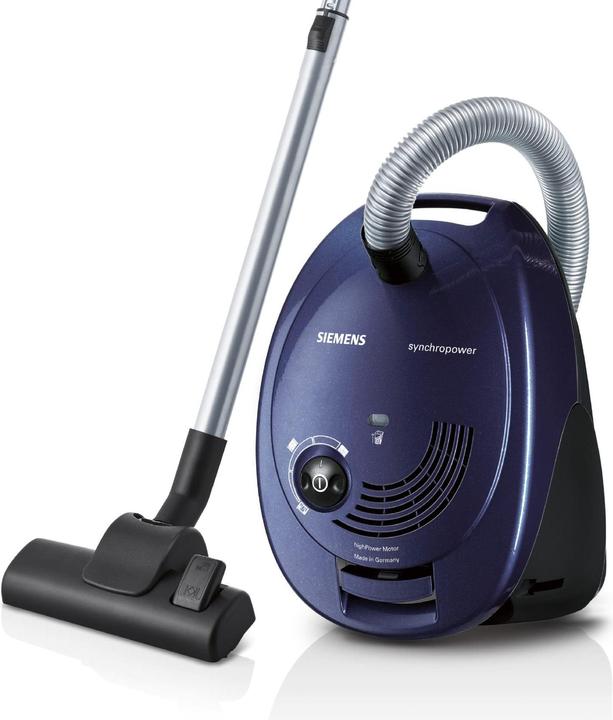 Siemens Vacuum Cleaner with Bag Moonlight Blue no Parquet Duese