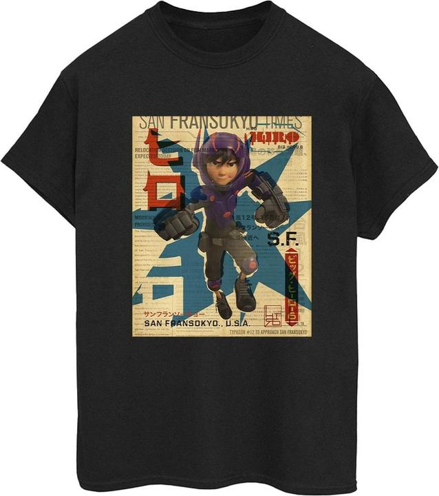 Produktbild Disney Big Hero 6 Baymax Hiro Newspaper TShirt (XXL)