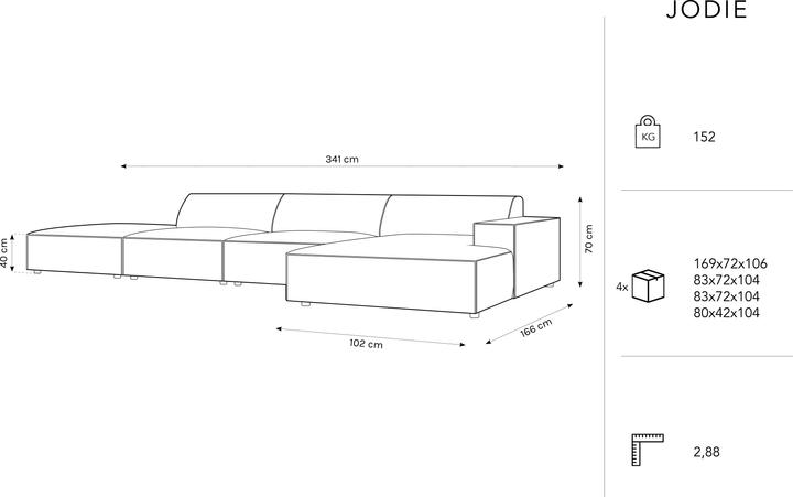 Produktbild Micadoni Jodie (Ecksofa)