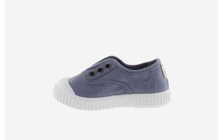 Actual product image Victoria girl's trainers 1915 anglaise toile lavée (25)