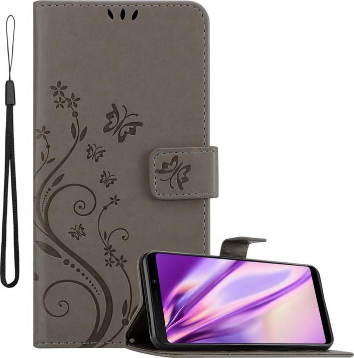 Actual product image Cadorabo Flower Book Cover (Samsung Galaxy A9 (2018))