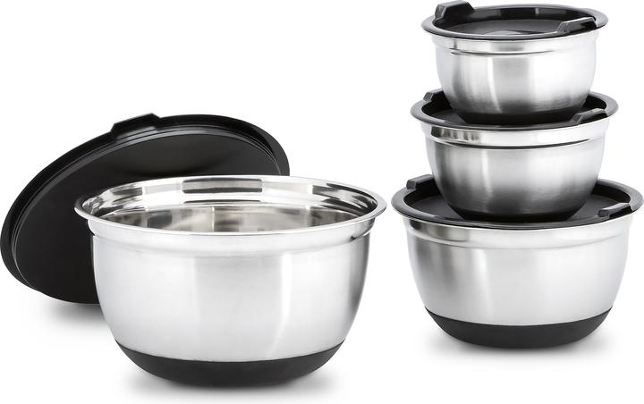 Relaxdays Bowl set (25.50 cm, 7.30 l, 4 x)