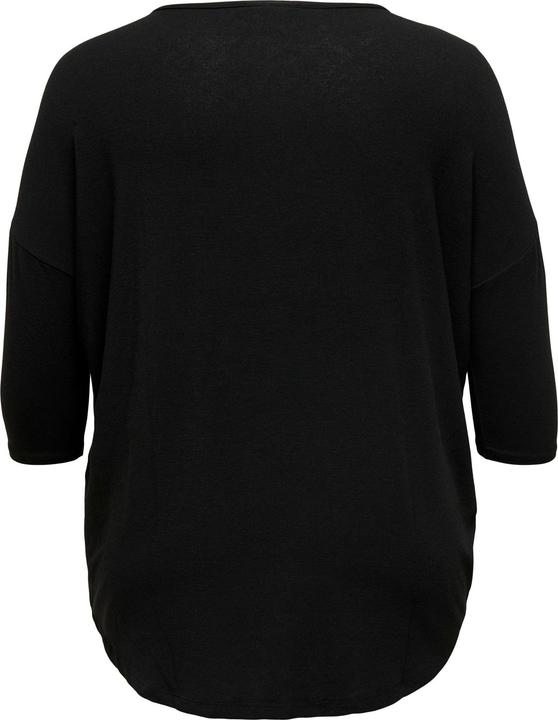 Image du produit Only Haut curvy à la coupe décontractée et aux manches 3/4 (S)