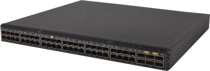 Actual product image HPE E N FlexFabric 5710 Switch, 48 SFP+, 6 QSFP+ or 2 QSFP28 Ports, ToR, IRF, Static Routing, RIP, P (48 Ports)