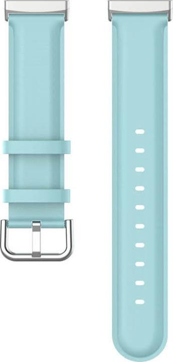 Produktbild Cover-Discount Fitbit Versa / Sense - Lederarmband hellblau (Kunstleder)
