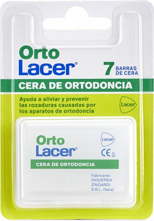Produktbild Lacer Ortolacer Kieferorthopädische Schutzwachs-Bürste 7 Stangen