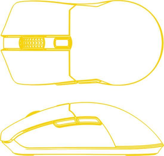 Actual product image Hator Pulsar 3, black - Optical Yellow 100M Switches PixArt PMW 3311(HTM610) (Cable)
