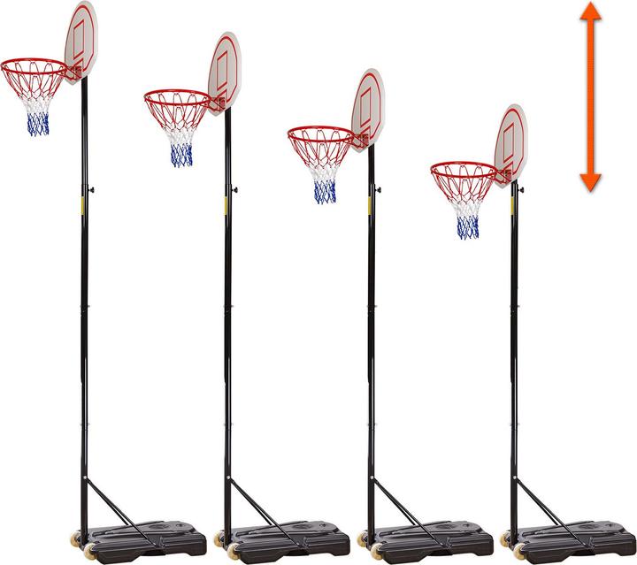 Produktbild Dema Basketballkorb ausziehbar mit Ständer bis 305 cm