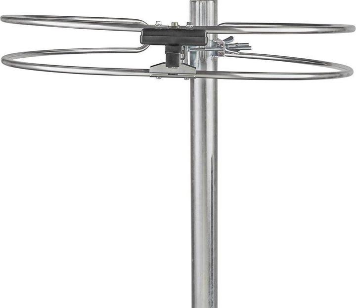 Immagine prodotto Nedis Antenna FM da esterno - Guadagno massimo di 4dB - Gamma di frequenza FM: 87.5-108 MHz - Ricezione (UKW / MW / LW)