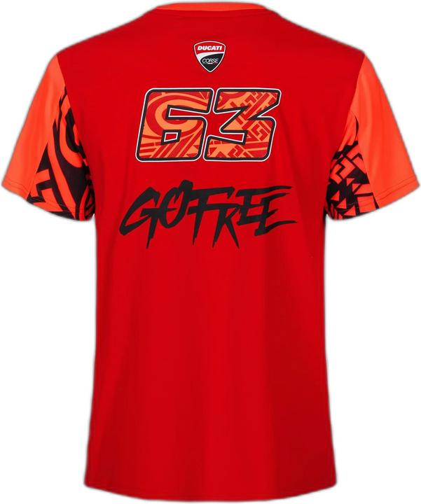 Produktbild VR46 Tee 24 Dual Ducati Bagnaia Red (M)