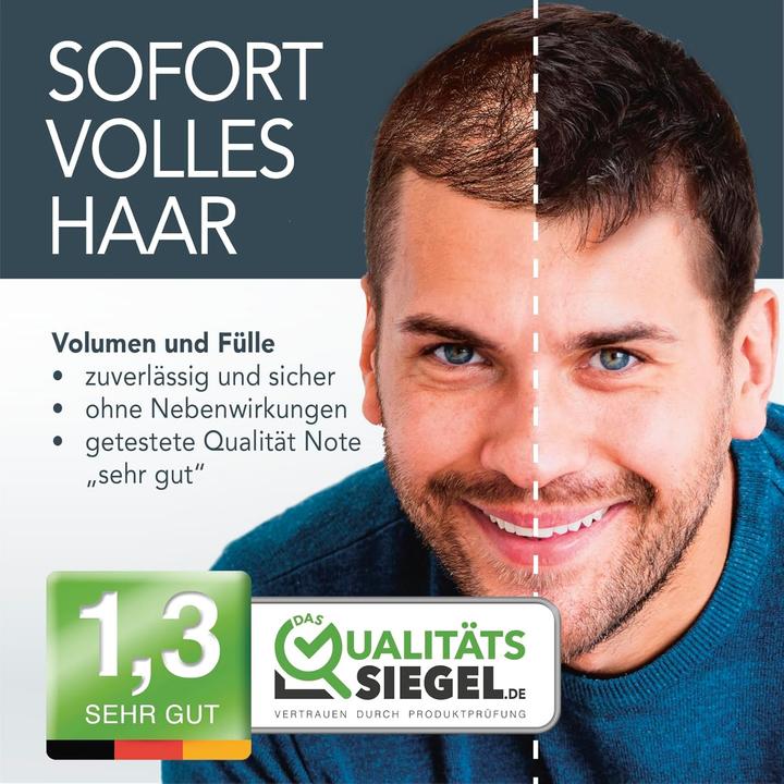 Actual product image Cover hair Streuhaar zur Haarverdichtung und Ansatzkaschierung (Brown)