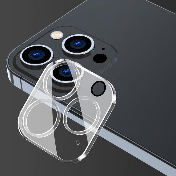 Actual product image Enkay Camera protection glass cover 9H 15 15 (1 Piece, Apple iPhone 15 Pro, Apple iPhone 15 Pro Max)