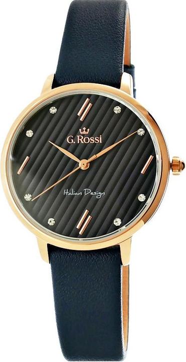Image du produit Gino Rossi watch G.Rossi women's watch 12094A-6F3 (Horloge à phases de la lune)