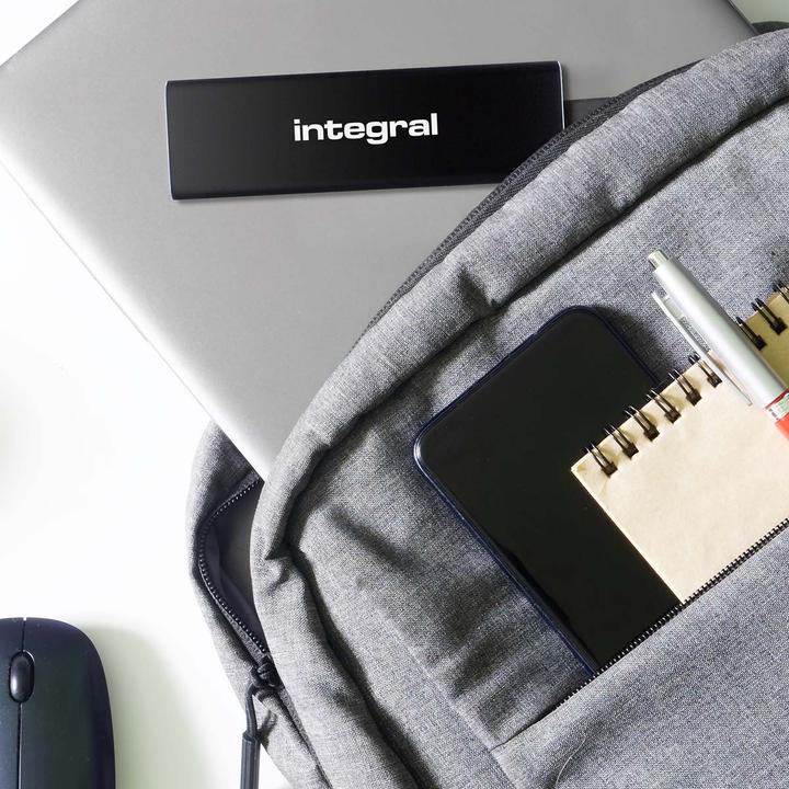 Actual product image SlimXpress Portable SSD 500 GB Black (500 GB)