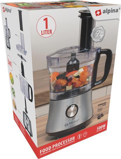 Immagine prodotto alpina Robot da cucina 230V 500W (1000 ml, 500 W)