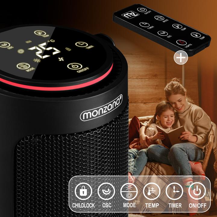 Actual product image Monzana Fan heater (2000 W)