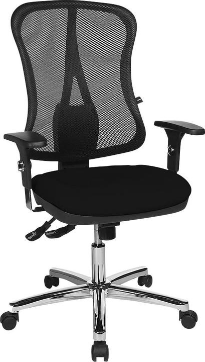 Image du produit Topstar Chaise de bureau HEAD POINT DELUXE, mécanisme synchrone, avec accoudoirs, dossier résille,...