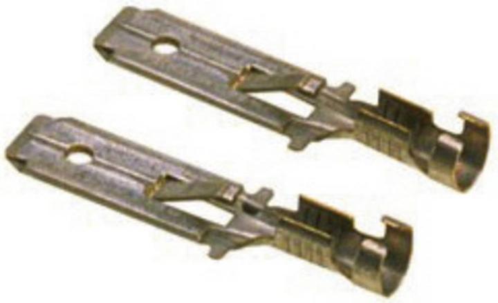 Produktbild Lapp Kabel Flachstecker Steckbreite: 6.3 mm Steckdicke: 0.8 mm 180 ° Unisoliert Metall 63501022 100 St.
