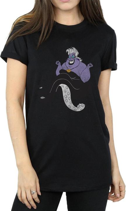Actual product image The Little Mermaid Womens/Ladies Ursula Cotton Boyfriend T-Shirt (M)