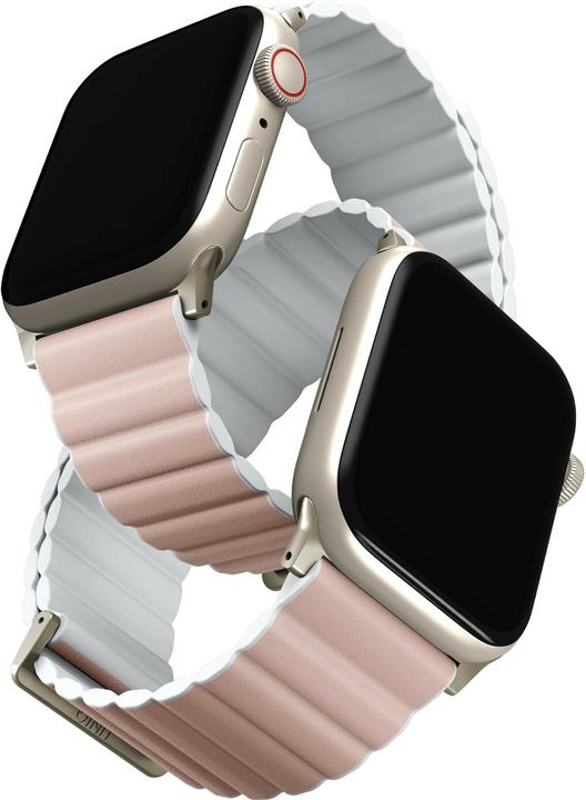 Produktbild Uniq pasek Revix Premium Apple Watch Series 1/2/3/4/5/6/7/8/SE/SE2 38/40/41mm Edition Reversible Mag (Silicon, ecological leather, Plastic)