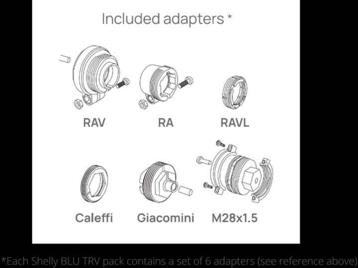 Actual product image Shelly BLU TRV x1 + BLU Gateway Gen3
