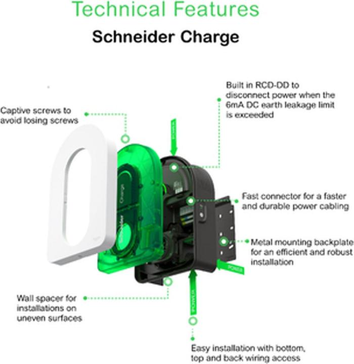 Produktbild Schneider Electric Wallbox (Typ 2, 22 kW, 32 A, Typ 2)