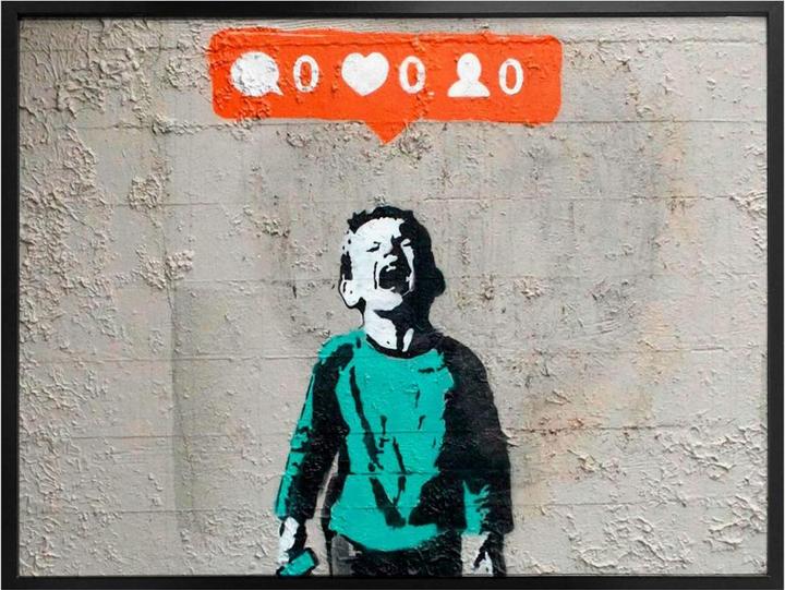Image du produit Trenddeko Nobody likes me (Personne ne m'aime) (30 x 24 cm)