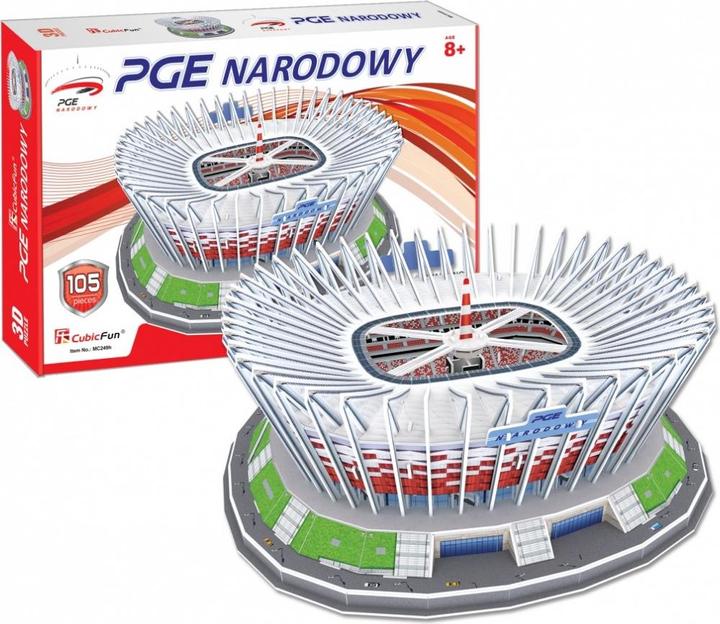 Actual product image Cubicfun Puzzle 3D PGE National Stadium (105 pieces)