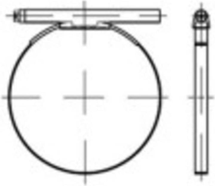 Image du produit Toolcraft Colliers de serrage DIN 3017 12 m (25 pcs)