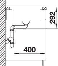 Immagine prodotto Blanco Dinas XL 6 S (Lavandino montato in alto, 100 cm, 50 cm)