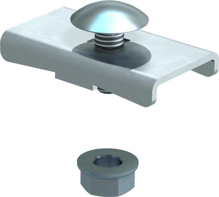 Actual product image OBO Bettermann OBO U-clamp LKS40Height 40 mm, width 22 mmEl-galvanised