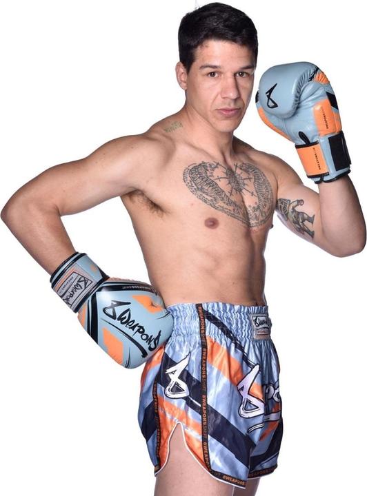 Produktbild 8Weapons Boxing Gloves, Shift, ice-grey-orange, 14 Oz (14 OZ)