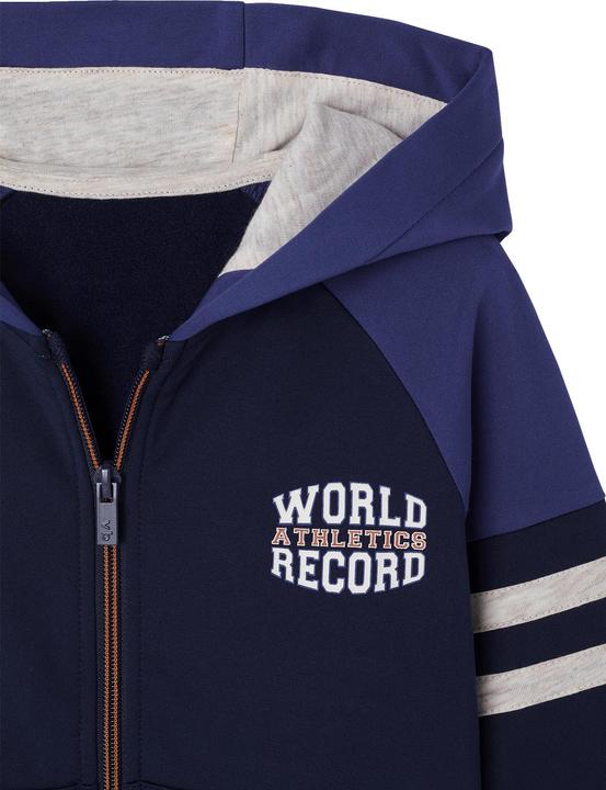 Produktbild Vertbaudet Jungen Sportjacke mit Kapuze und Reissverschluss (128)
