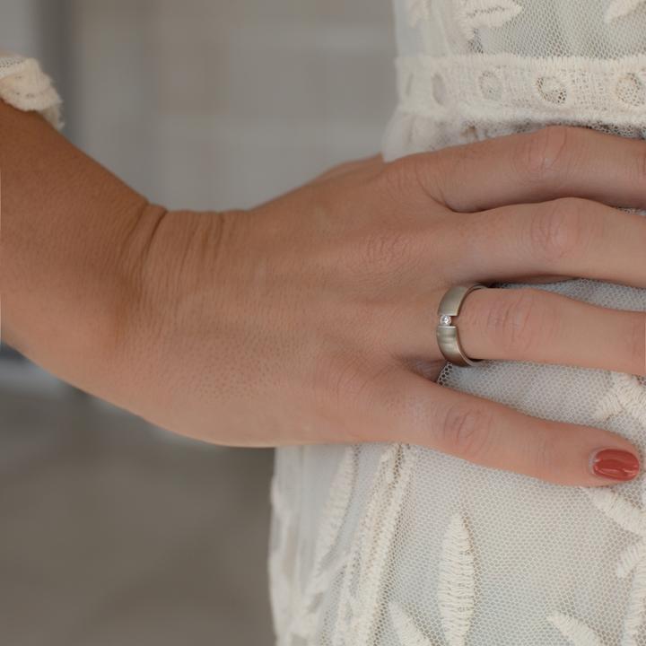 Immagine prodotto Trilani Donna in acciaio inox decorato con cristalli Swarovski® argento - 6366 (58)