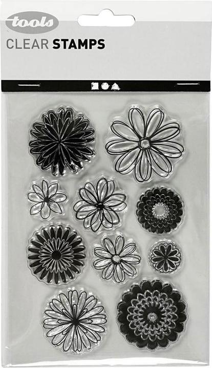 Image du produit Creativ Company Tamponner des fleurs, 1 feuille