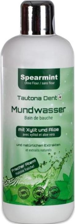 Produktbild Tautona Mundwasser Spearmint mit Xylit + Aloe (460 ml, Mundwasser)