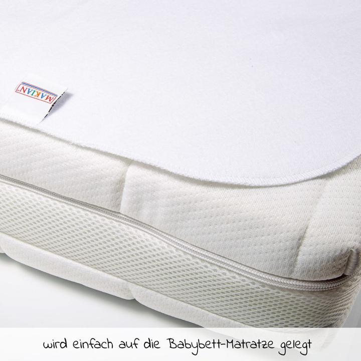 Immagine prodotto Makian Cuscini da letto Cuscino da letto impermeabile / topper per materasso - Molton (50 x 70 cm)