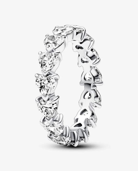 Image du produit Pandora Série de coeurs Anneau d'éternité (56, Argent 925)