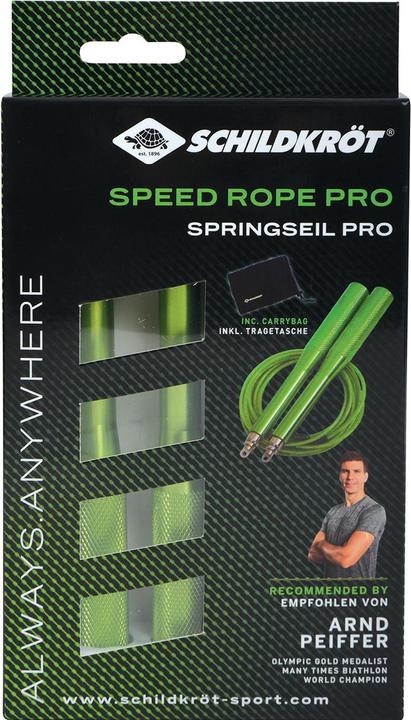 Produktbild Schildkröt 960114 - Springseil Pro, Speed Rope Pro, inklusive Tragetasche, Seillänge 300 cm (22 cm)