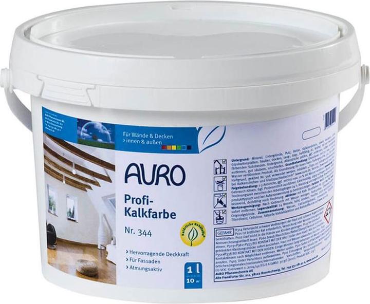 Produktbild AURO Profi-Kalkfarbe 344 (Weiss, 1 l)
