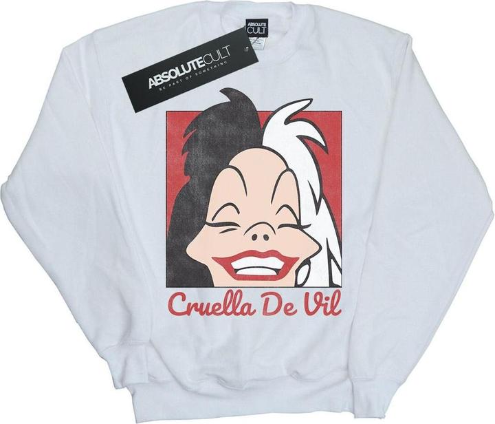 Produktbild Disney Cruella De Vil Cropped Head Sweatshirt (L)