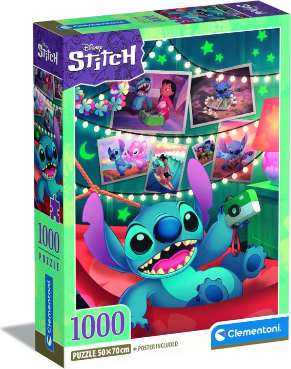 Actual product image Clementoni Stitch puzzles with poster (1000 pieces)