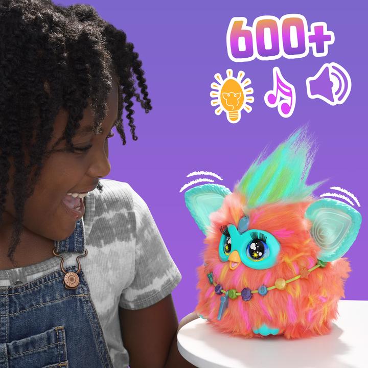 Image du produit Furby Jouet interactif (orange) - voix allemande (22.86 cm)
