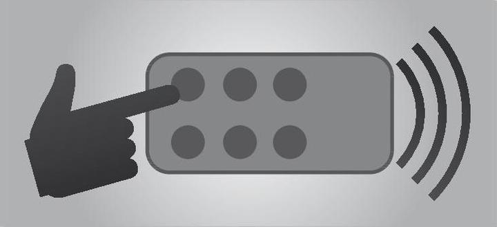 Produktbild McLED RF-Fernbedienung RGBW 4 Kanal schwarz inkl. Wandhalterung