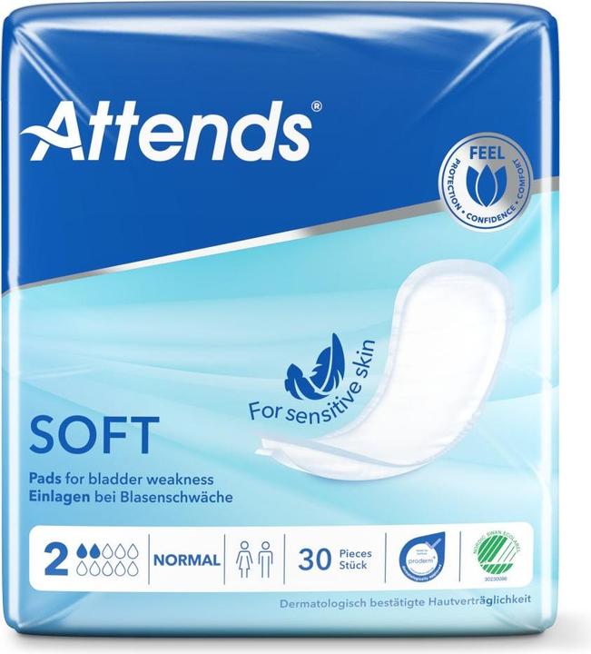 Attends Soft 2 Normal Einlagen (30 x, Normal)