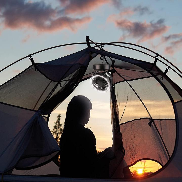 Actual product image Sichler 3in1 rechargeable camping fan